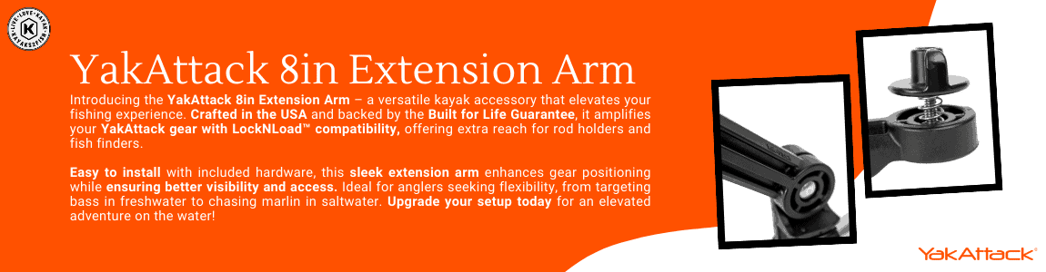 YakAttack 8in Extension Arm