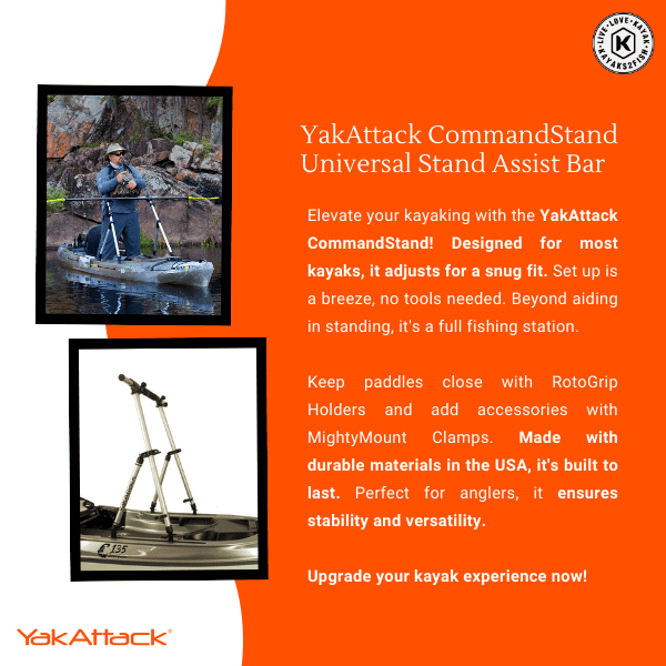 Yak-Attack CommandStand, Stand Assist Bar - Mariner Sails