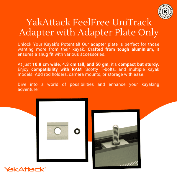 YakAttack FeelFree UniTrack Adapter with Adapter Plate Only
