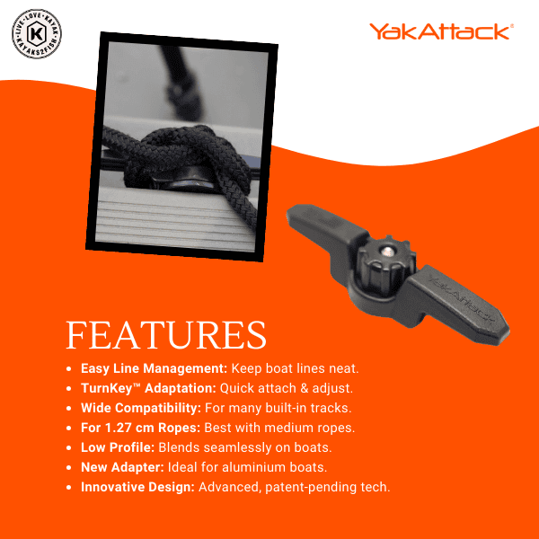 YakAttack GT Cleat XL With TurnKey Adapter