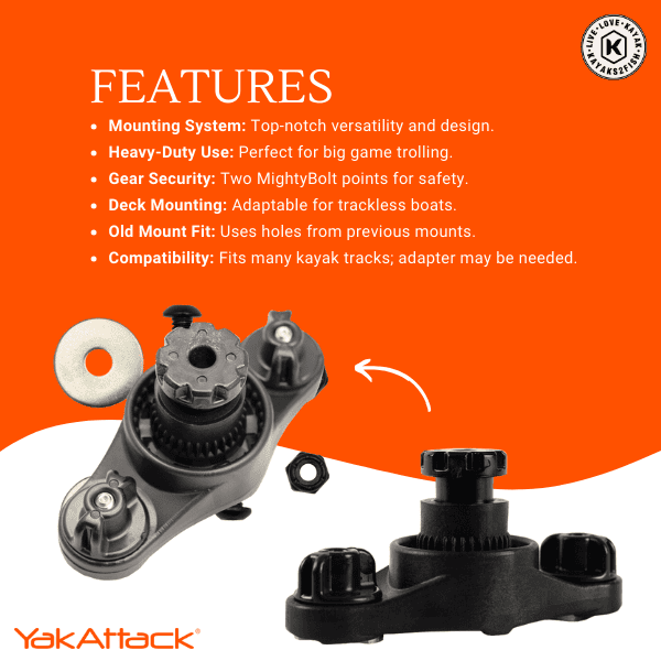 YakAttack HD Mount LockNLoad™ Track Base
