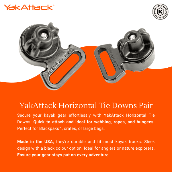 YakAttack Horizontal Tie Downs Pair - $39 - Kayaks2Fish