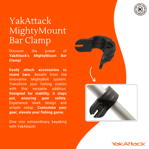 YakAttack MightyMount Bar Clamp