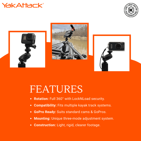 YakAttack PanFish Portrait Pro Camera Mount