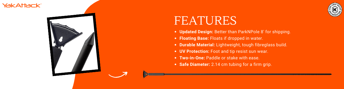 YakAttack ParkNPole 7ft 8in