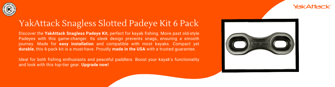 YakAttack Snagless Slotted Padeye Kit 6 Pack