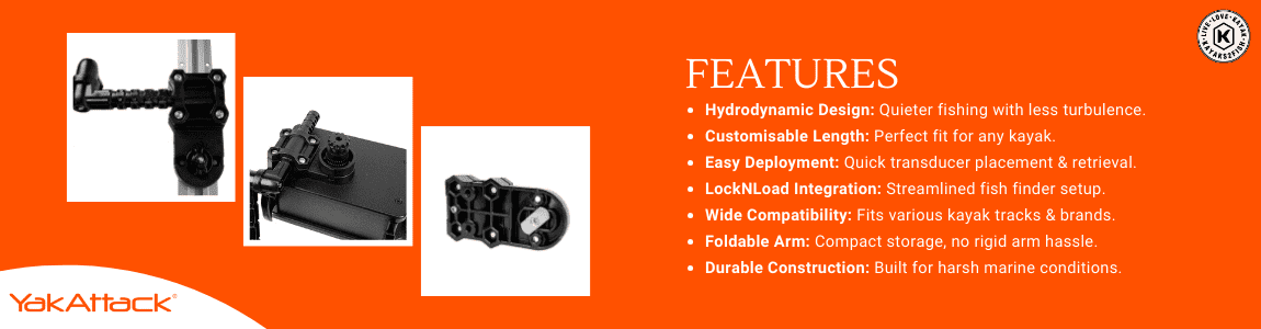 YakAttack SwitchBlade™ Transducer Deployment Arm