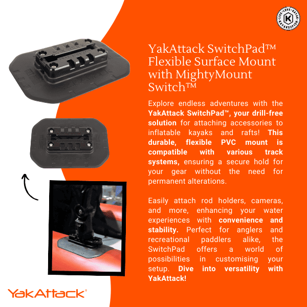 YakAttack SwitchPad™ Flexible Surface Mount with MightyMount Switch™