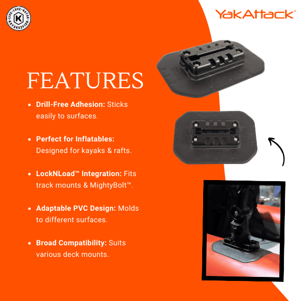 YakAttack SwitchPad™ Flexible Surface Mount with MightyMount Switch™