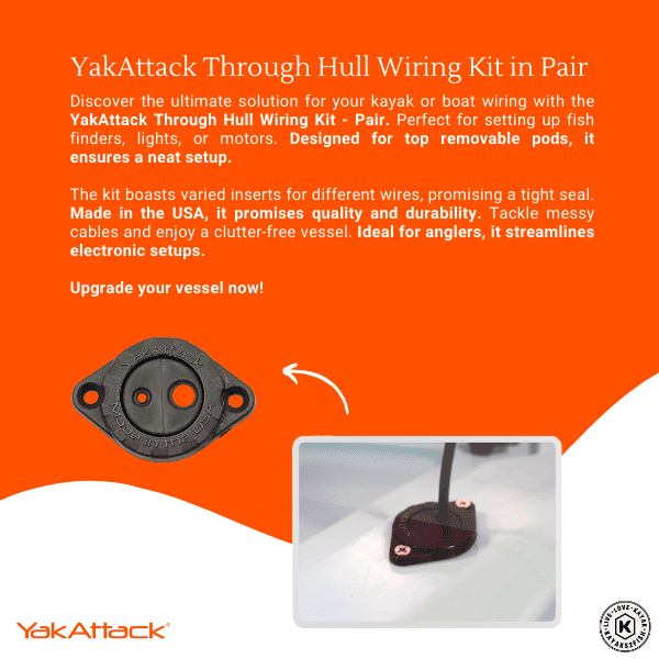 YakAttack Through Hull Wiring Kit in Pair