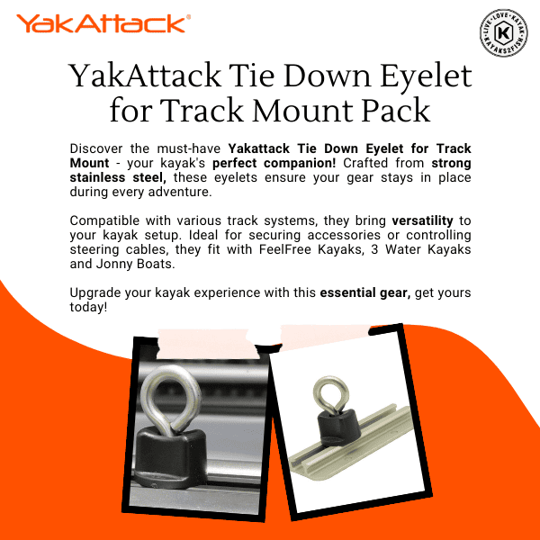 YakAttack Tie Down Eyelet for Track Mount Pack of 2