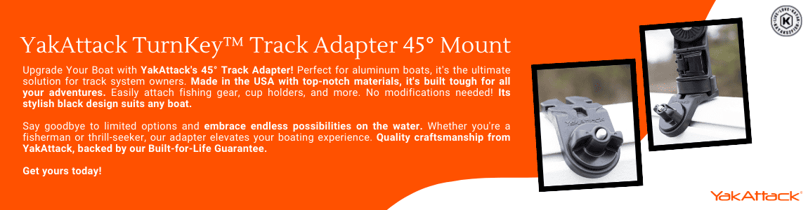 YakAttack TurnKey™ Track Adapter 45° Mount