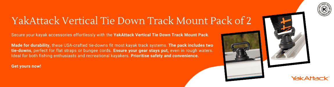 YakAttack Vertical Tie Down Track Mount Pack of 2