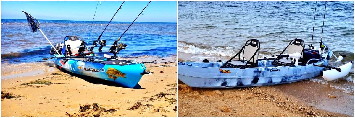 fishing from a kayak