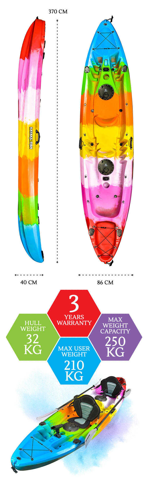 K2F-EAGLE-RAINBOW header D