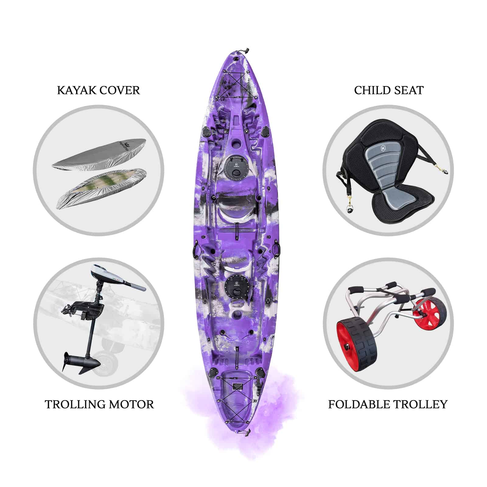 K2F-EAGLEPRO-PURPLECAMO optional extras