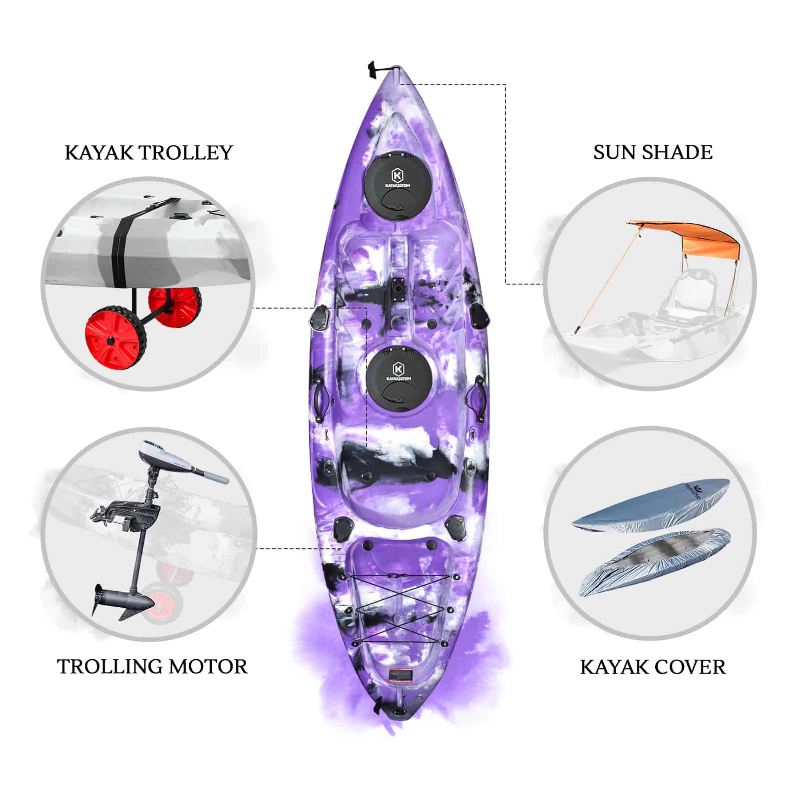 K2F-OSPREY-PURPLECAMO optional extras