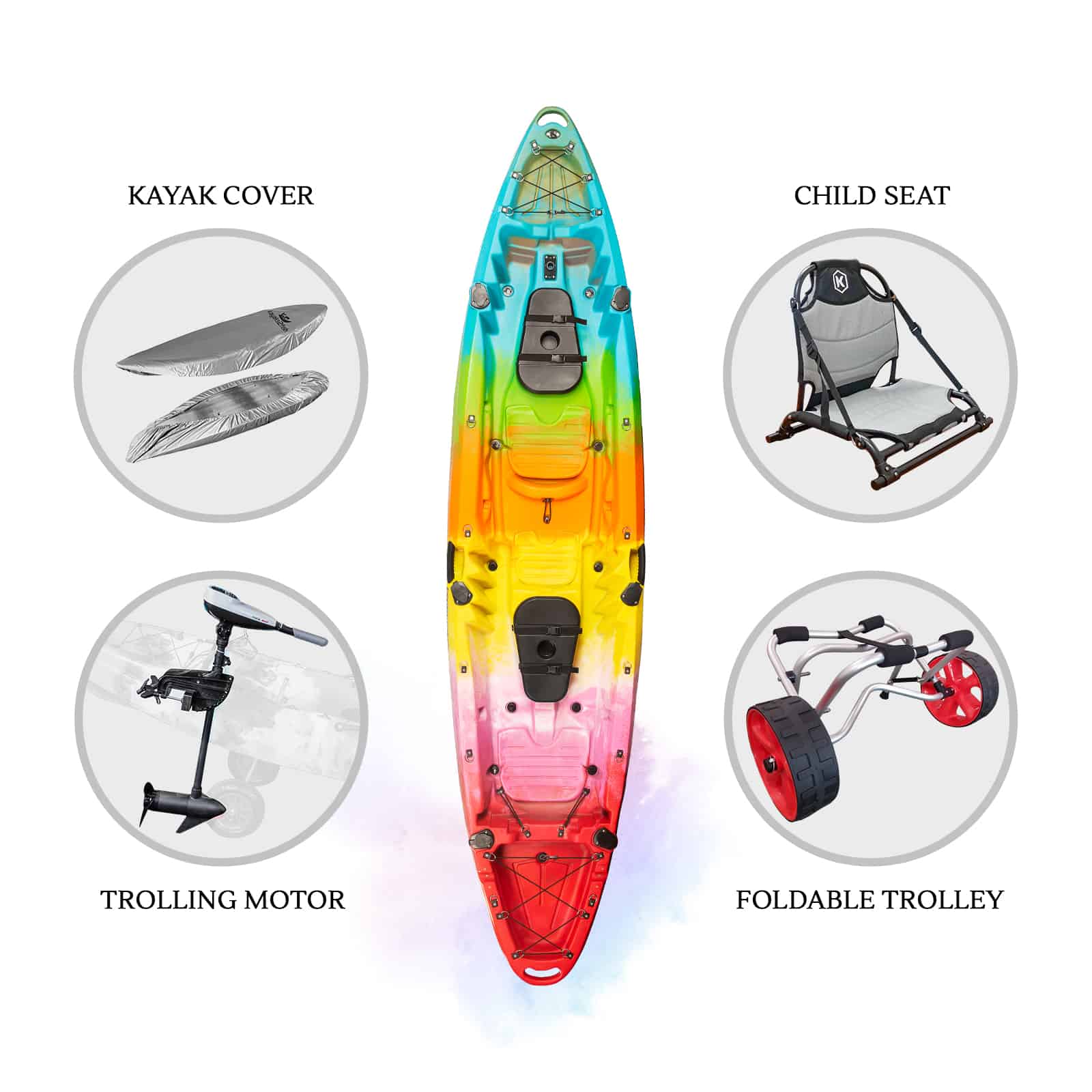 K2FA-MERLINPRO-RAINBOW optional extras