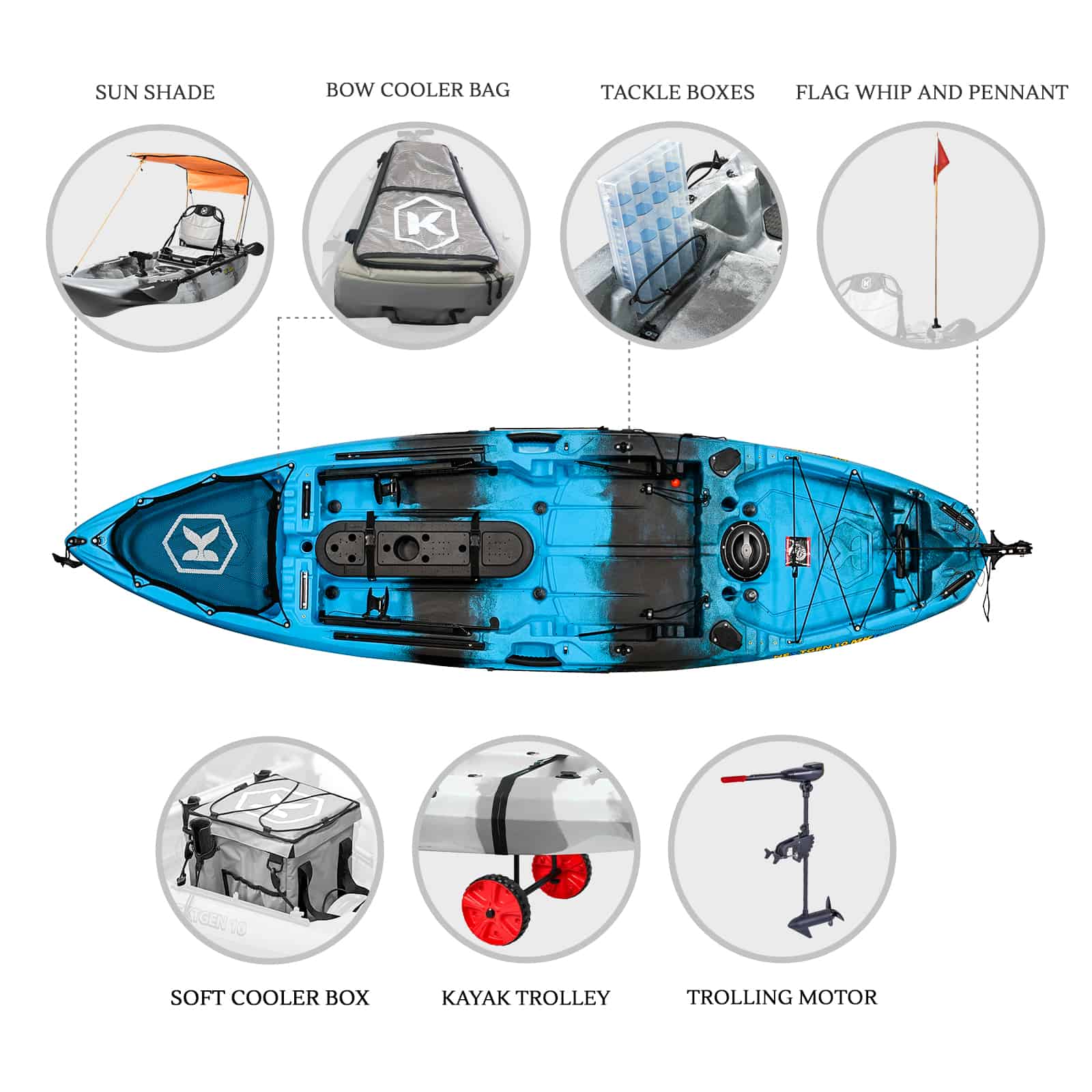NG-M2-10-SKYBLUE optional extras