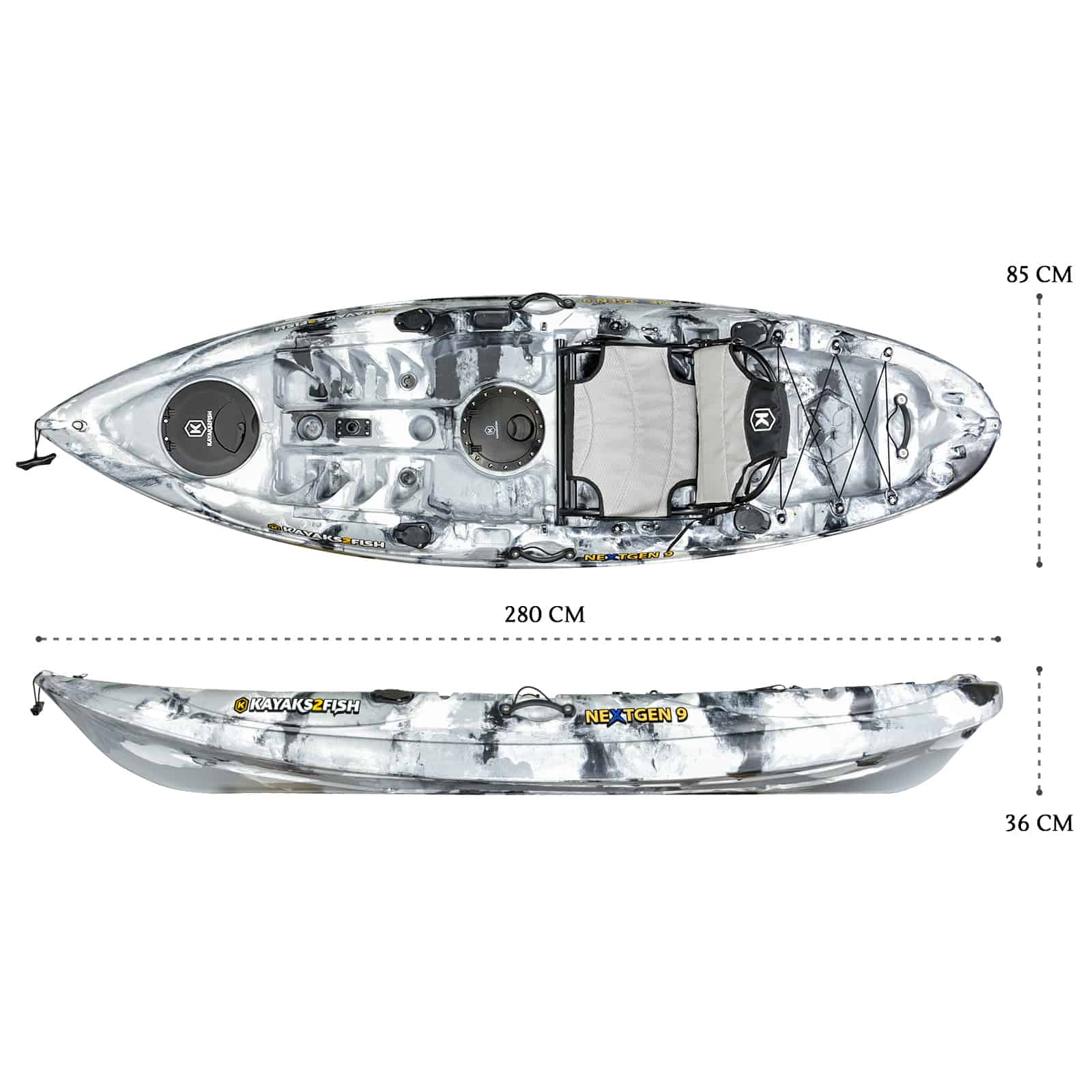 NGA-09-GREYCAMO dimensions