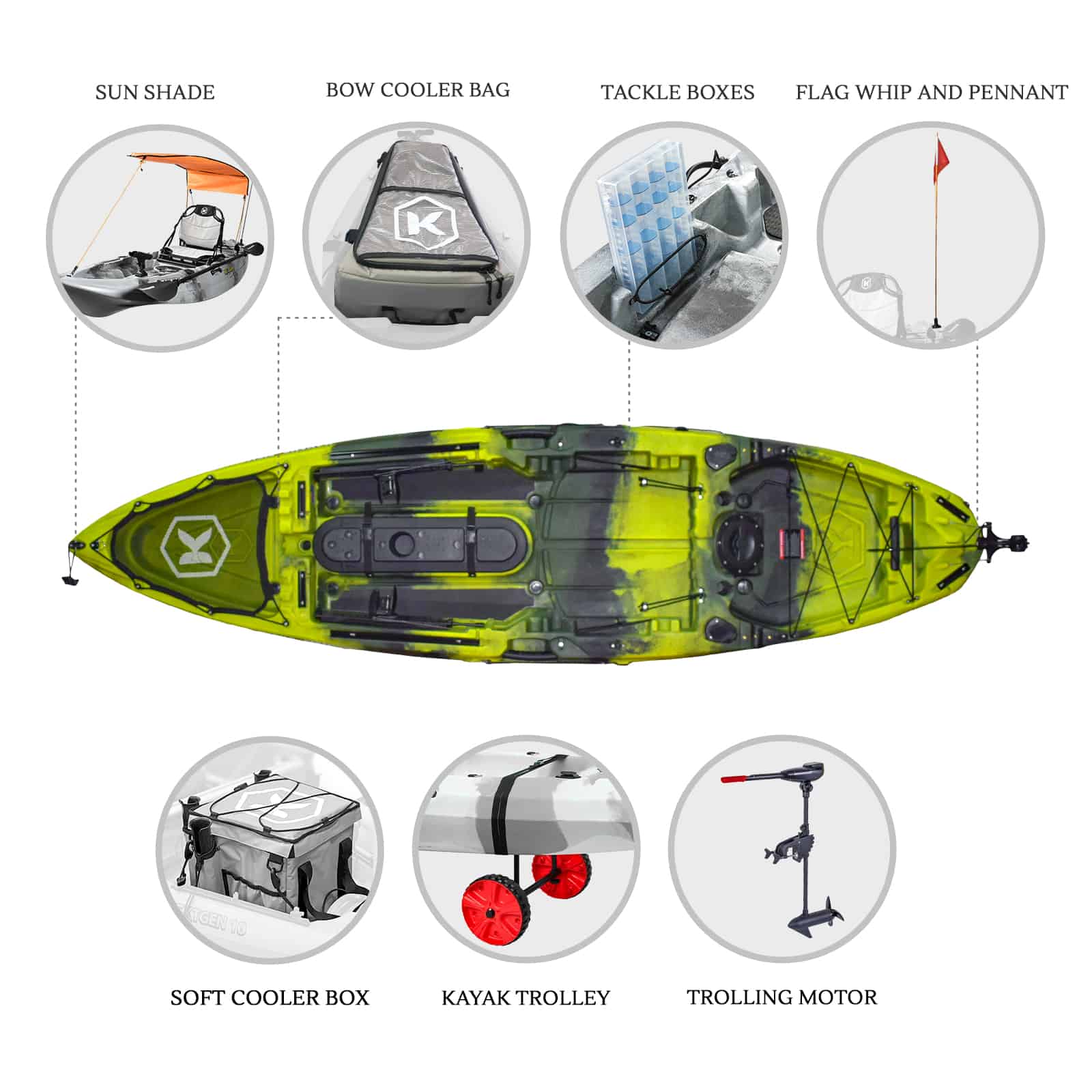 NGP-M2-10-MOSS optional extras