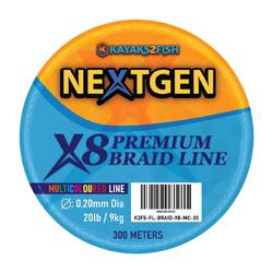 NextGen X8 Premium Braided Line 20LB | 9KG