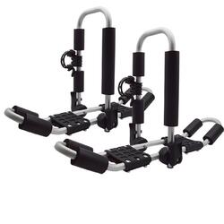 Adjustable Twin J-Style Kayak Carrier Canoe/Car Roof Rack Mounted Holder