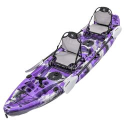 Eagle Pro Double Fishing Kayak Package - Purple Camo