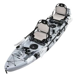 Eagle Pro Double Fishing Kayak Package - Grey Camo [Brisbane-Darra]