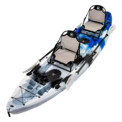 Eagle Pro Double Fishing Kayak Package - Blue Camo [Central Coast]
