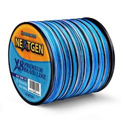 NextGen X8 Premium Braided Line Blue Camo 6.8KG NextGen X8 Premium Braided Line Blue Camo 6.8KG