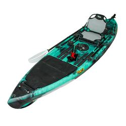 Kronos Foot Pedal Pro Fish Kayak Package with Max-Drive - Bora Bora
