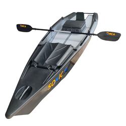 Orca Outdoors Sonic 14 Skiff Speed Kayak - Raven [Gold Coast]