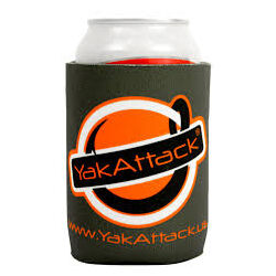 YakAttack Get Hooked Logo Koozie - Grey