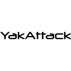 YakAttack 12"Decal, Black