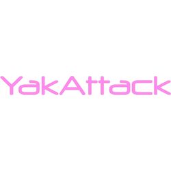 YakAttack 12" Decal, Pink