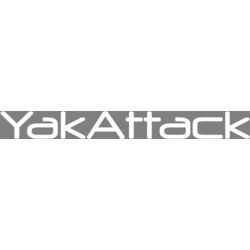 YakAttack 12" Decal, White