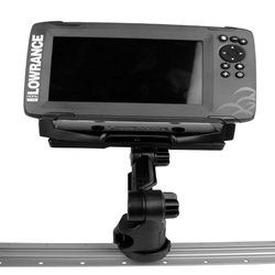 YakAttack Rectangular Fish Finder Mount with Track Mounted LockNLoad Mounting System