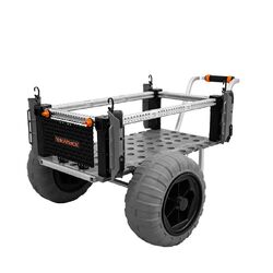 YakAttack SandRig Surf Cart, 20” x 36” with 16" Balloon Tires