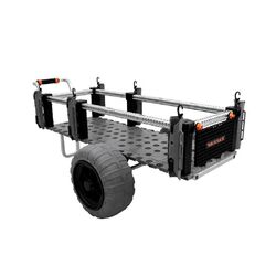 YakAttack SandRig Surf Cart, 20” x 54” with 16" Balloon Tires