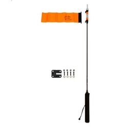 YakAttack VISIPole II, GearTrac Ready, Includes Flag and Mighty Mount