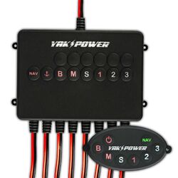 Yak-Power 8 Circuit Bluetooth Enabled Switching System Yak-Power 8 Circuit Bluetooth Enabled Switching System