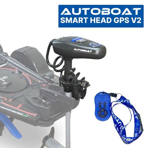 AutoBoat Smart Head GPS V2 Pro Anchor System with App & Remote Control- Black