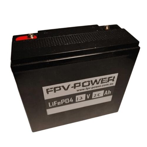 FPV-Power LiFePO4 12V 25Ah + 10A Charger FPV-Power LiFePO4 12V 25Ah + 10A Charger