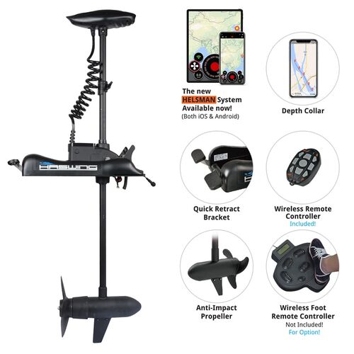 Haswing Cayman B 55lbs Trolling Motor 12V with GPS Black Haswing Cayman B 55lbs Trolling Motor 12V with GPS Black