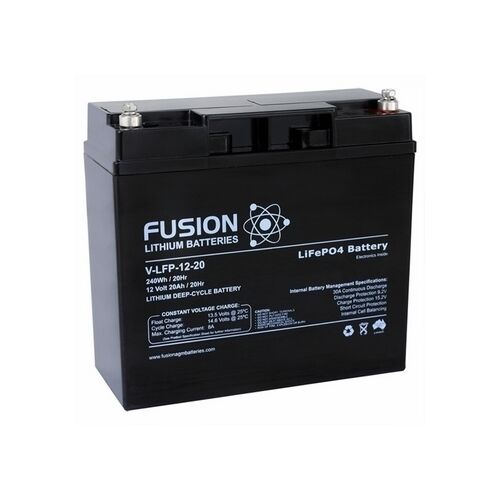 Fusion Lithium Battery 12V 20AH Deep Cycle