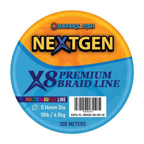 NextGen X8 Premium Braided Line 4.5kg