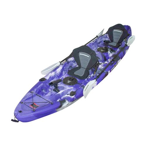Eagle Double Fishing Kayak Package - Purple Camo [Brisbane-Coorparoo]