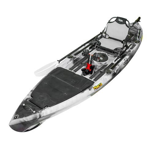 Kronos Foot Pedal Pro Fish Kayak Package with Max-Drive  - Arctic [Newcastle]