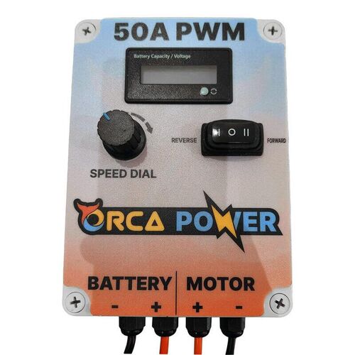Orca Power 50A PWM Throttle Controller For Electric Motors Orca Power 50A PWM Throttle Controller For Electric Motors
